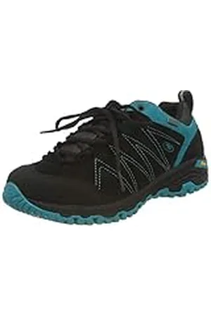BRUTTING Mount Kapela Low Uniseks volwassenen Trail-hardloopschoenen, Zwart/turquoise, 42 EU