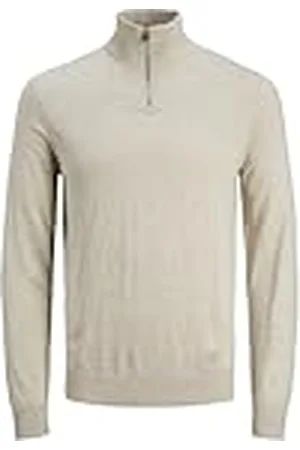 JACK & JONES Jongensgebreide gebreide trui met halve ritssluiting, , 152
