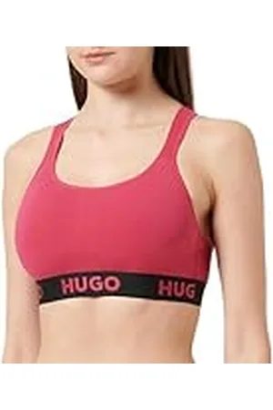 HUGO BOSS BOSS Dames Padded Sporty Logo Bralette, , S
