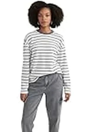DeFacto Damesshirt met lange mouwen - shirt met lange mouwen en longshirt voor dames - T-shirt met lange mouwen, , L