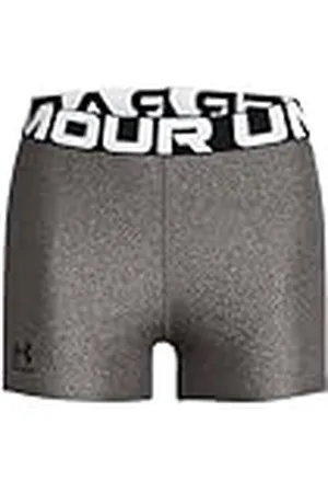 Under Armour UA HG Shorty Shorts, lichtgrijs gemêleerd/zwart, XXL voor dames, , XXL