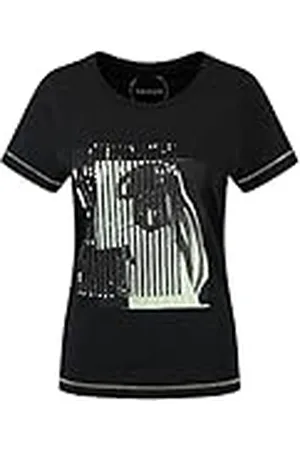 Taifun T-shirt voor dames, Zwart patroon, 34