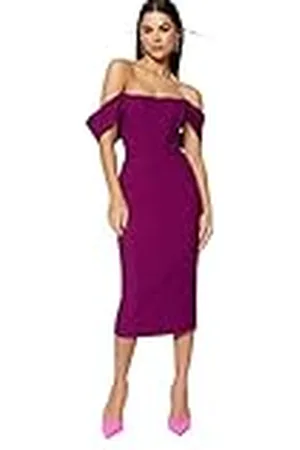 Trendyol Midi Bodycon getailleerde geweven jurk voor dames, , 34