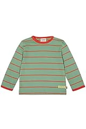 loud + proud Uniseks kinderstrepen, GOTS-gecertificeerd T-shirt, , 60