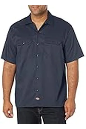 Dickies Flex Twill-werkshirt met korte mouwen voor heren, met korte mouwen, Flex Twill werkshirt (pak van 1), , L