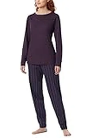 Schiesser Dames pyjama set lang katoen modal - Nightwear, , 48