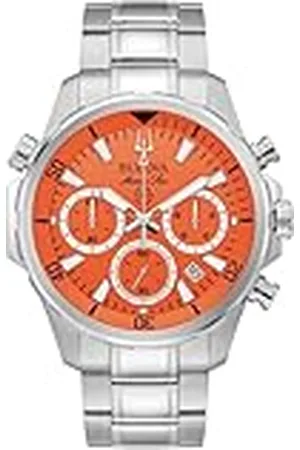 BULOVA Analoog kwartshorloge voor heren, met roestvrijstalen armband 96B395, , armband