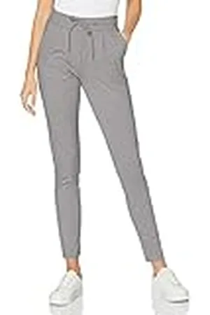 Ichi IHKATE PA2 Sweatbroek voor dames, relaxbroek met stretch, smalle snit met elastische tailleband, , S