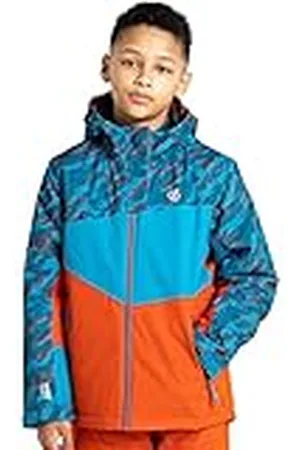 Dare 2B Dare 2b Humor II Jas Ski-jack voor kinderen, waterdicht en ademend - Gerecycleerde stof, sneeuwvang, getapete naden, 2 lagere zakken met rits, verstelbare technische capuchon