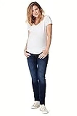 Noppies Dames Jeans OTB Slim Mila Comfort Everyday Blue zwangerschapsjeans, , 38W x 30L