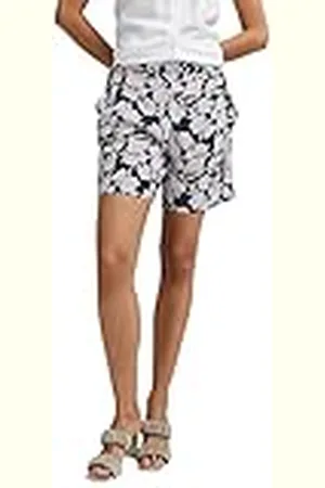 Ichi IHVERA SHO4 dames chino shorts bermuda korte broek loose-fit patroon, , 38