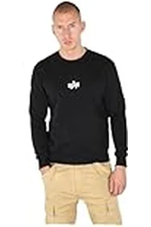 Alpha Industries Center Logo Sweater voor heren Black S