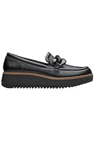 Clarks Premium Dames Zylah May Loafer, zwart leer, 3 UK, , 36 EU