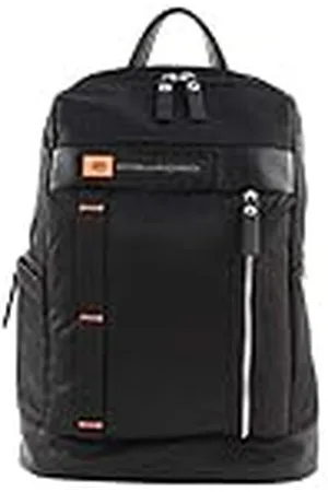 Piquadro PQ-Bios Rugzak van eco-stof en leer voor PC 15,6 inch (39,6 cm) met één vak, , Eén maat