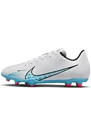 Nike Jr Vapor 15 Club Fg/Mg Voetbalschoen, uniseks, Witte Baltische Blauwe Roze Blast, 36.5 EU