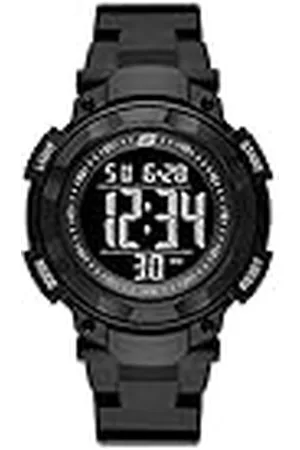 Skechers Horloge voor heren, Digitaal uurwerk met siliconen, polyurethaan, lederen of roestvrij stalen band, ,45MM