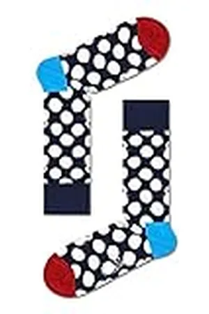 Happy Socks Big Dot sneeuwpop sok, Meerkleurig, Eén Maat