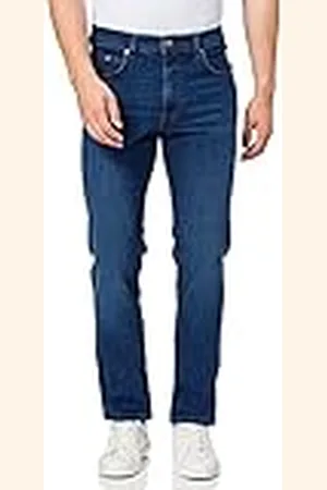 Bugatti Heren Jeans Regular Fit Five-Pocket Denim Katoen Stretch, , 35W / 30L