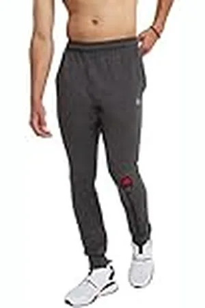 Champion Joggingbroek voor heren, lichtgewicht loungebroek, jersey broek met print, 79 cm, M