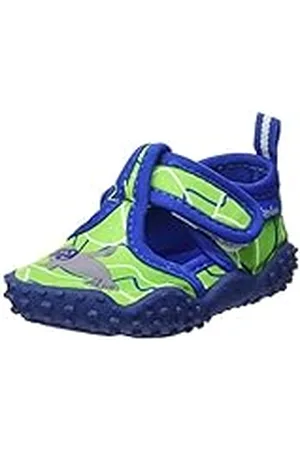Playshoes Uniseks waterschoenen voor kinderen, blauw, groen, 18/19 EU