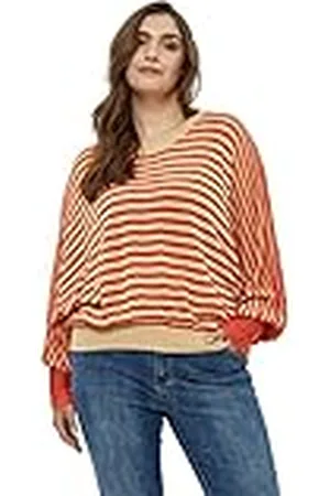Peppercorn Mathilda Baloon Sleeve Pullover Curve | Oranje Truien Voor Dames UK | Lente Dames Truien | Maat 22