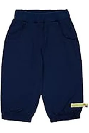 loud + proud Unisex kinderbroek Twill, GOTS gecertificeerd vrijetijdsbroek, ultramarine, 62/68