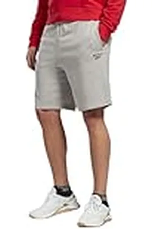 Reebok Heren Linker Been Shorts, Medium Grey Heather, XS, , XS