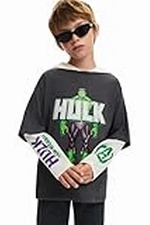Desigual Jongensshirt met dubbele mouwen voor jongens, , 10 Jaar
