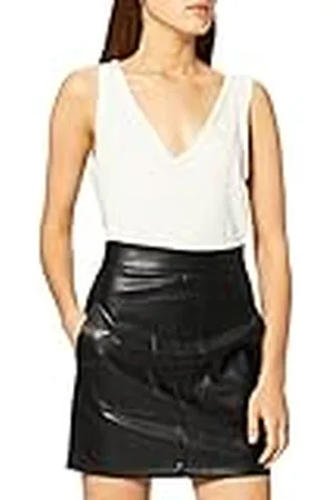 NA-KD Pu rok met zakdetail voor dames, , 62