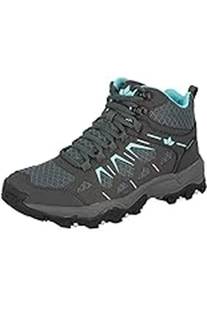 LICO Sierra High Dames Trail-hardloopschoenen, Antraciet/turquoise, 43 EU
