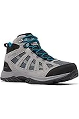 Columbia Redmond 3 Mid Waterproof (waterbestendig) enkelhoge Wandelschoenen voor Heren, Grijs (Graphite/Black), 40 EU