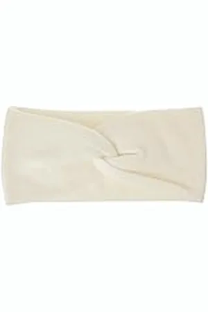Kaffe Dames hoofdband met gebreide accesory slim fit breed met knoop detail, , Eén maat