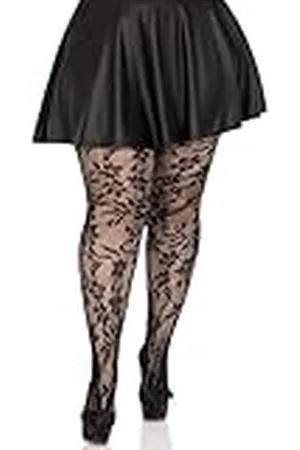 Leg Avenue Voor dames Naadloze bloemen kant panty