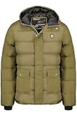 Geographical Norway Altop Heren Parka, lang, warm, herfst, winter, waterdicht, waterafstotend, bontjas, outdoor, winddichte jas, heren ( , XL), , XL