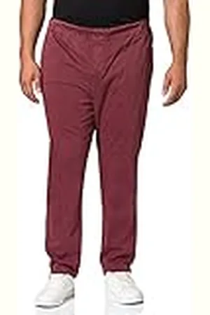 7 for all Mankind Heren Jogger Chino Luxe Performance Sateen Burgundy Broek, , XXL