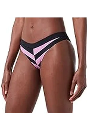 PUMA Dames zwemkleding Heritage Stripe Braziliaanse bikinibroekjes, , L