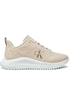 Calvin Klein CK JEANS Vrouwen EVA Runner Low LACE Mix ML WN YW0YW0YW01442 Sneakers, Roze (Whisper Roze/Helder Wit), 3.5 UK, , 36.5 EU