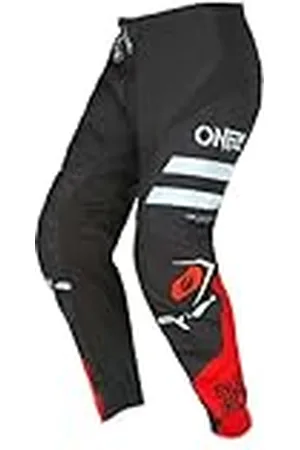 Oneal | Kids Motocrossbroek | MX Mountainbike | Pasvorm voor maximaal bewegingsbereik, lichtgewicht, ademend en duurzaam Ontwerp | Element Jeugdbroek Squadron V.22 | Zwart Grijs | 22