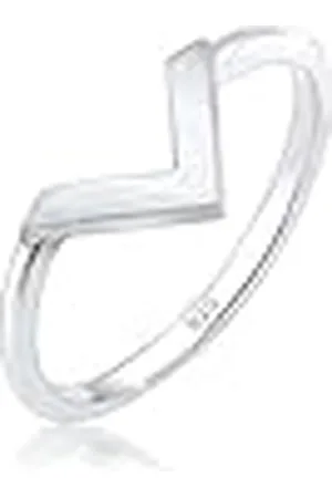 Elli Ring Dames V Vorm Basic Trend in 925 Sterling