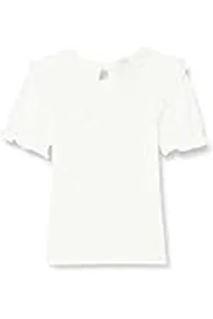 Koton Meisjes Short Puff Sleeve Wide Peter Pan Neck Cotton Blouse, , 6-7 Jaar