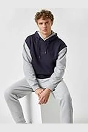 Koton Heren mouwloos T-shirt met capuchon katoen, , S