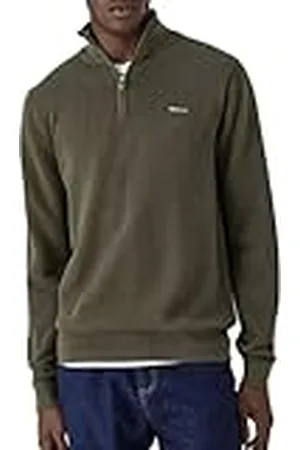 GANT Heren Cotton Pique Halfzip Pullover Juniper Green, Standaard, , XL