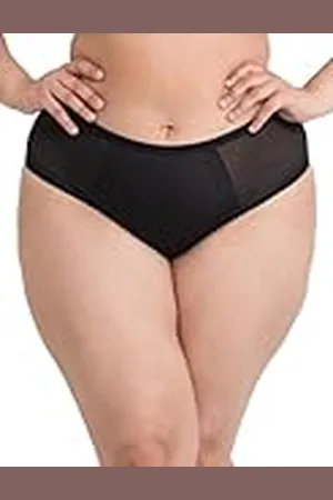 Curvy Kate Wondefully korte zwarte hipster slipje voor dames, 10, , 36