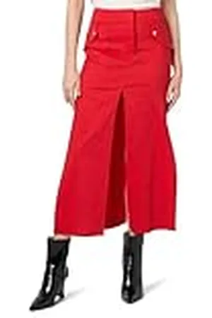 Pinko GALANTI Stretch linnen rok, , 36 NL