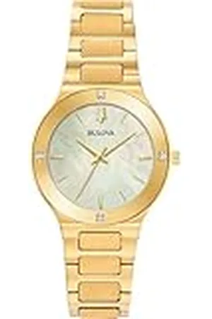 BULOVA Analoog kwartshorloge voor dames, met roestvrijstalen armband 97R102, , armband
