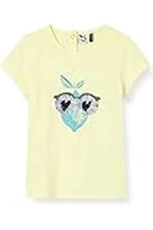 3 Pommes 3 Apes T-shirt voor babymeisjes - geel - 9-12 mois