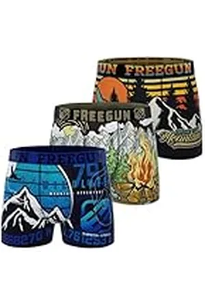 Freegun Nauwsluitende boxershorts (3 stuks) voor jongens, , 8-10 Jaar