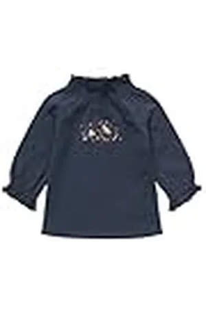 Noppies Baby Babymeisjesjurk met lange mouwen voor meisjes, blauw nachts-P609, 50