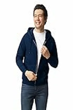 Gildan Heren Fleece sweatshirt met capuchon en rits, stijl G18600, , S