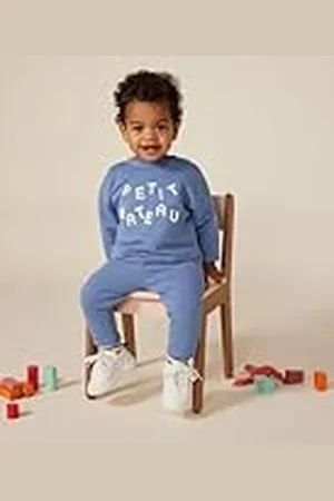 Petit Bateau Sweatshirt met lange mouwen voor jongens, , 3 maanden
